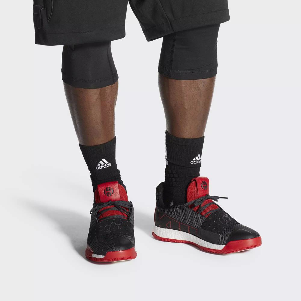 Adidas Harden Vol. 3 Tenis De Basketball Negros Para Mujer (MX-71434)